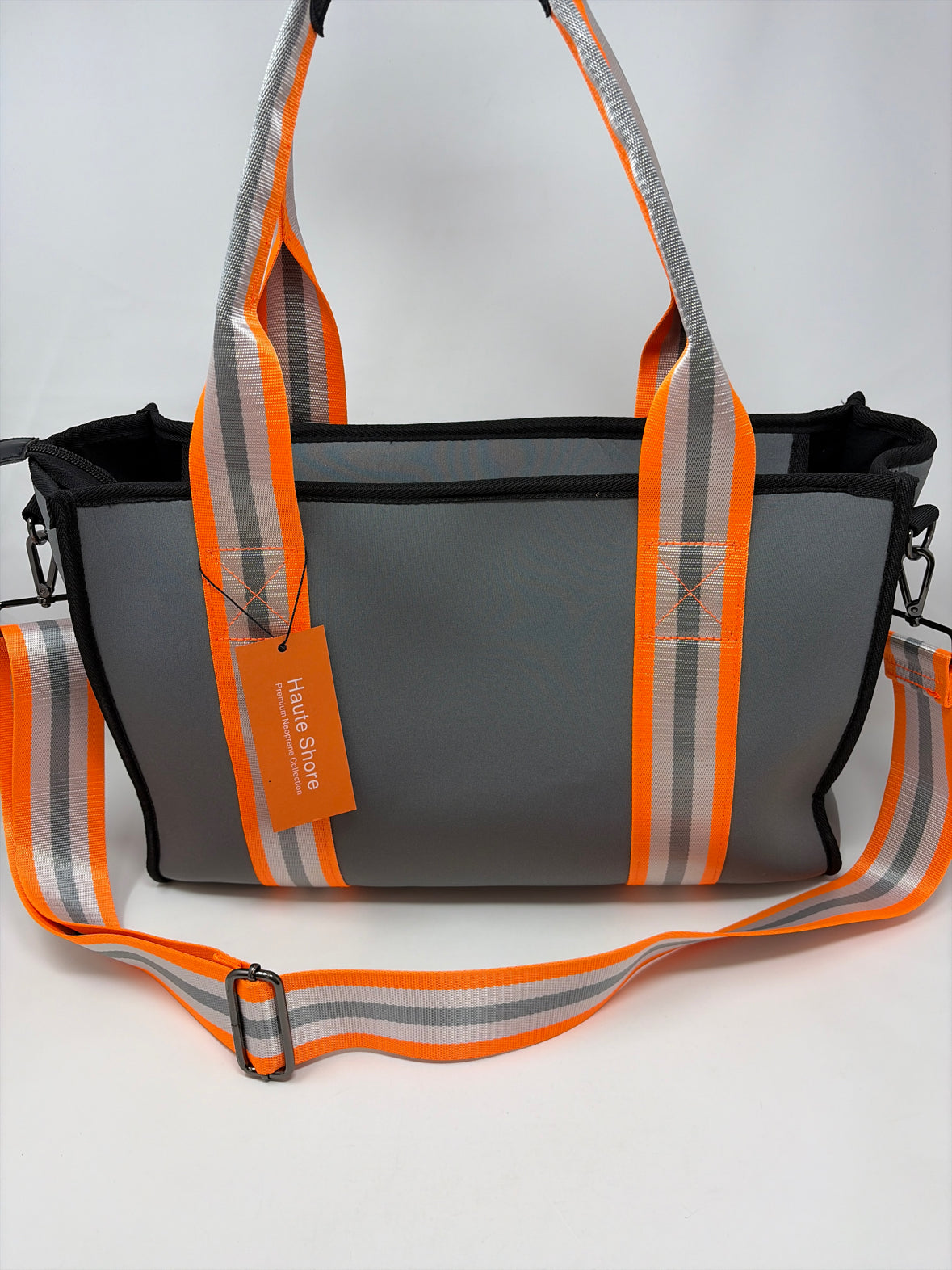 Pre-Owned Haute Shore Grey Neoprene Handbag