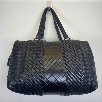 Pre-Owned Bottega Veneta Black Leather Designer Handbag
