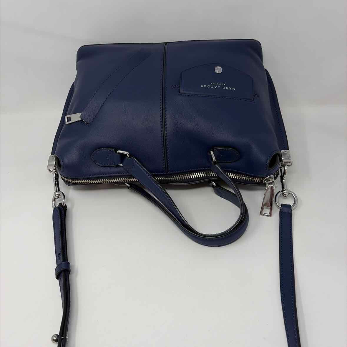 Pre-Owned Marc Jacobs Navy Leather Handbag