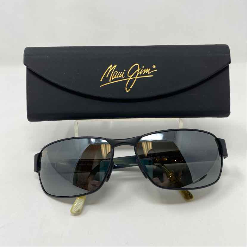 Pre-Owned Maui Jim Black Metal Sunglasses