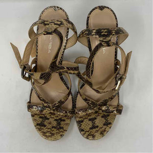 Pre-Owned Shoe Size 9 Via Spiga Snake Print Wedge