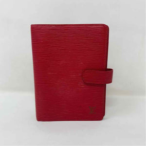 Pre-Owned Louis Vuitton Red Leather Designer Wallet