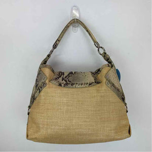 Pre-Owned Cole Haan Tan Raffia Handbag