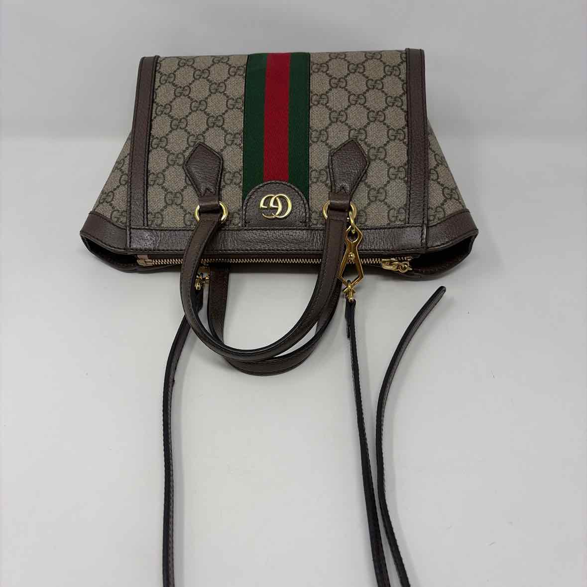 Pre-Owned Gucci Monogram Canvas Designer Handbag