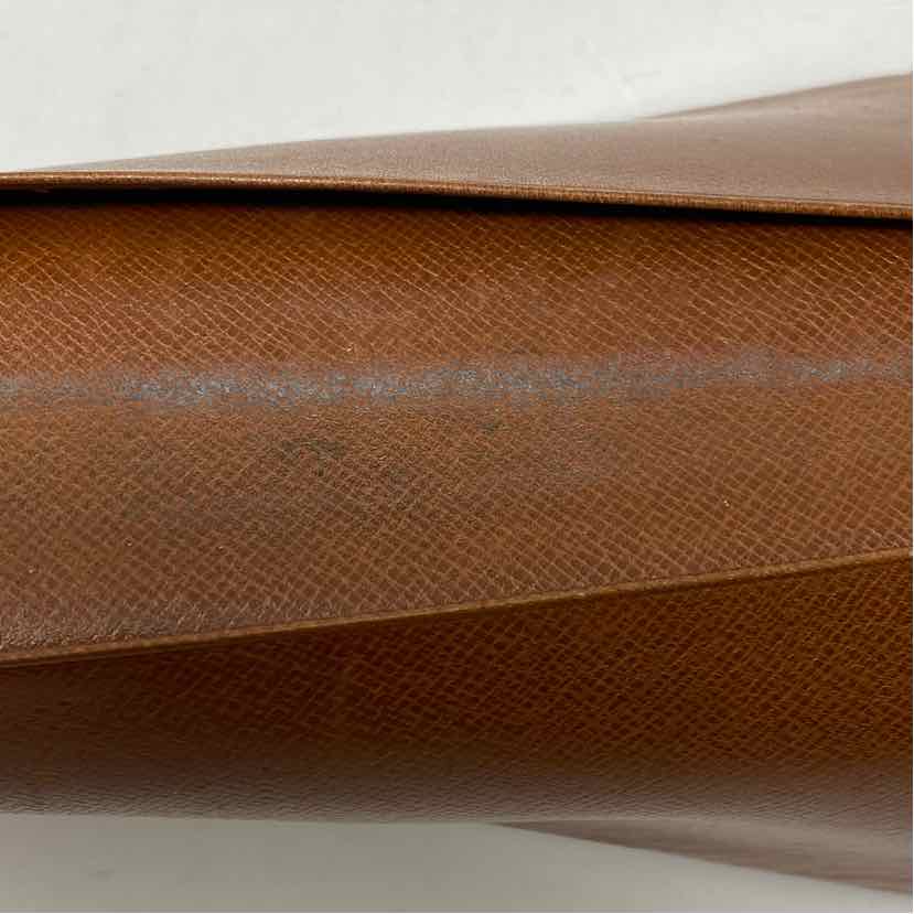 Pre-Owned Louis Vuitton Tan Canvas Designer Wallet