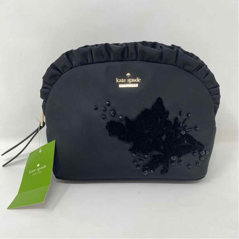 Pre-Owned Kate Spade Black Nylon Cosmetic Bag