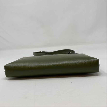 Pre-Owned Kate Spade Olive Leather Handbag