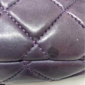 Pre-Owned Chanel Purple Lambskin Designer Handbag