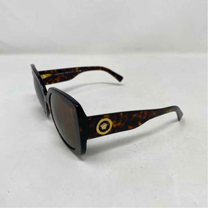 Pre-Owned Versace Brown Plastic Designer Sunglasses