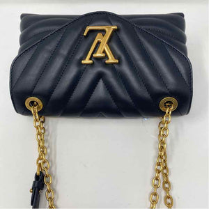 Louis Vuitton Black Leather Designer Handbag