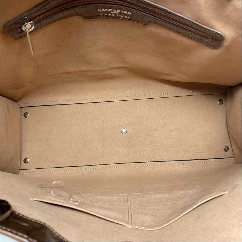 Pre-Owned Lancaster Paris Bronze Leather Handbag