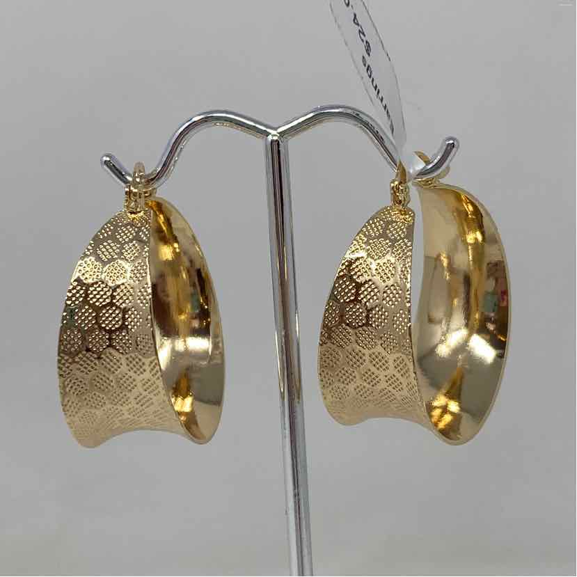 Gold Metal Earrings