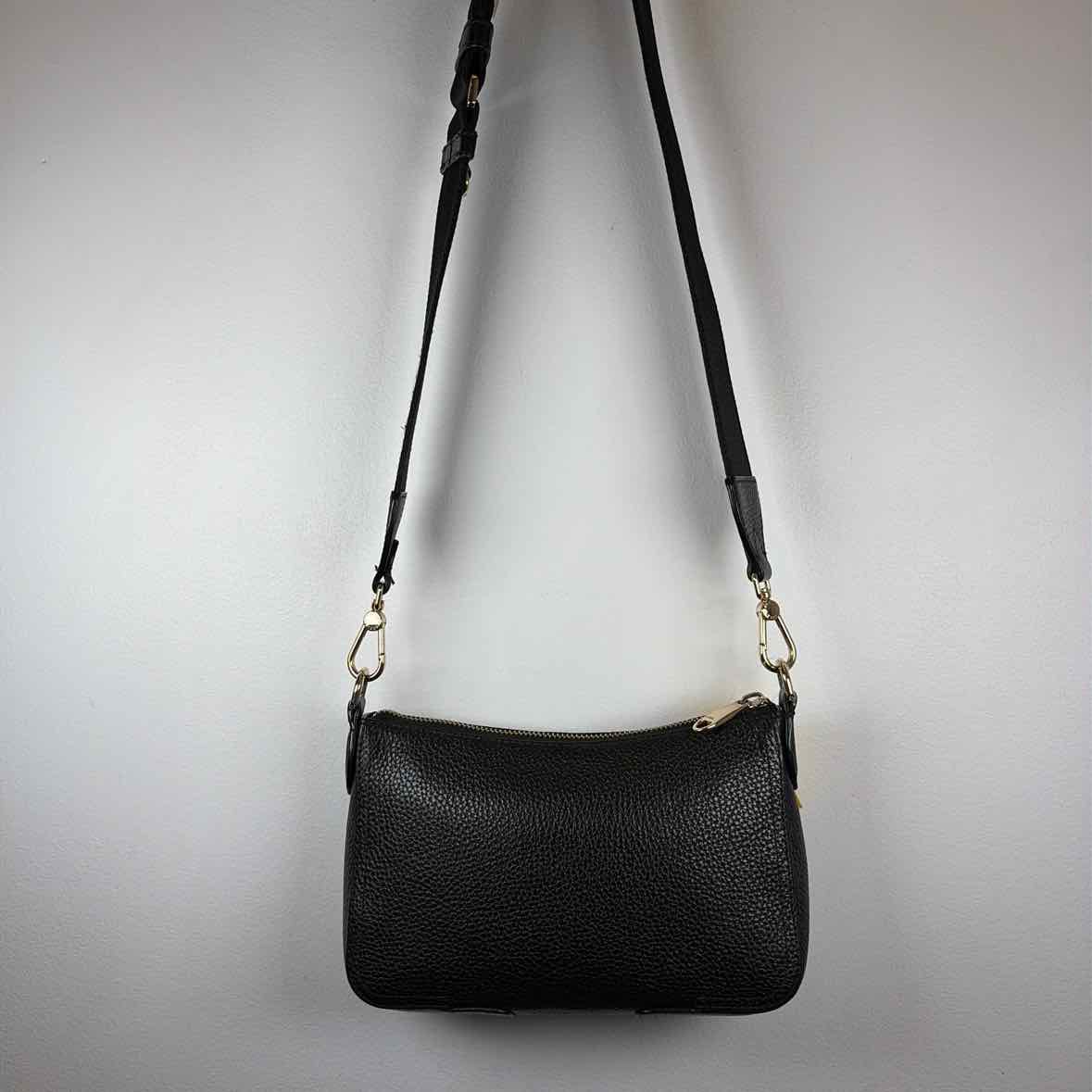 Pre-Owned Furla Black Leather Handbag