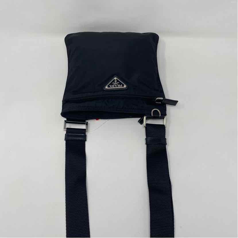 Pre-Owned Prada Black Nylon Designer Handbag