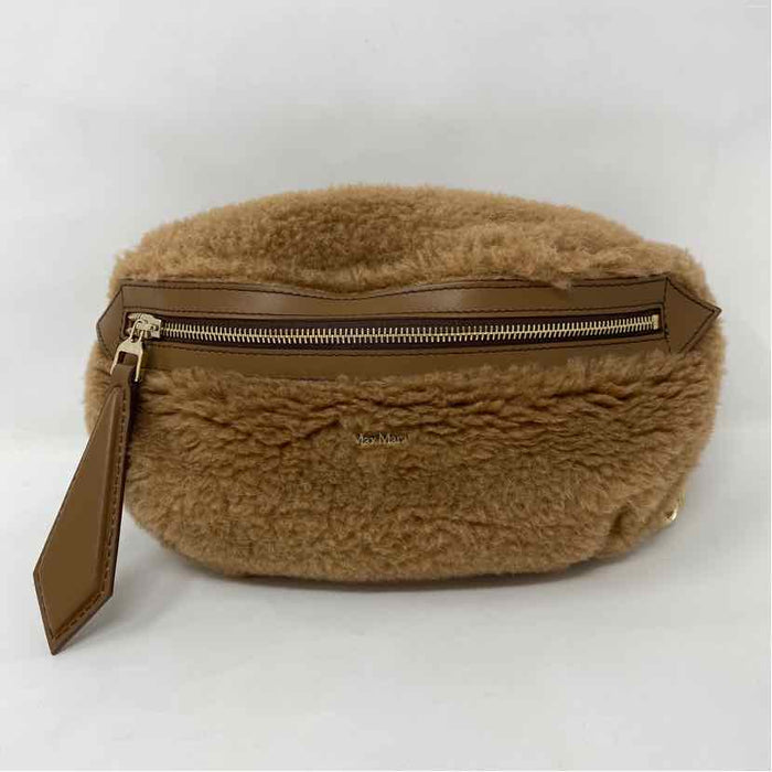 Pre-Owned Max Mara Tan Shearling Handbag