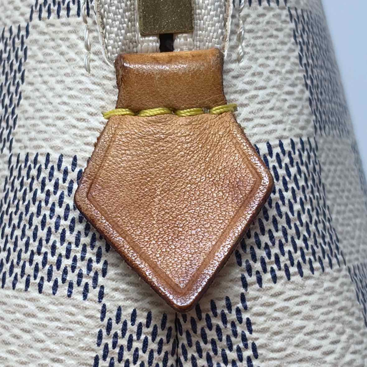 Pre-Owned Louis Vuitton Damier Azur Canvas Designer Handbag