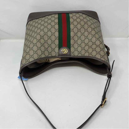 Pre-Owned Gucci Monogram Canvas Designer Handbag