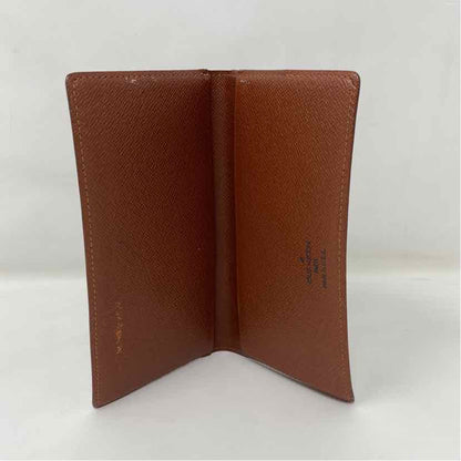Pre-Owned Louis Vuitton Brown Coated Canvas Designer Wallet