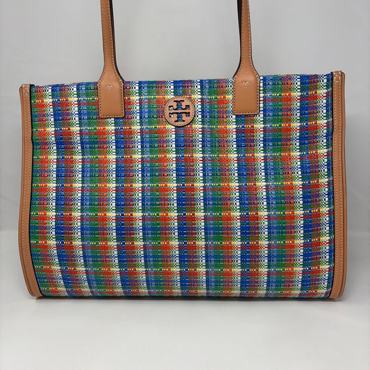 Pre-Owned Tory Burch Multi Woven Handbag