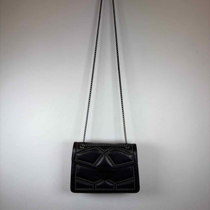 Pre-Owned Boutique Black Pleather Handbag