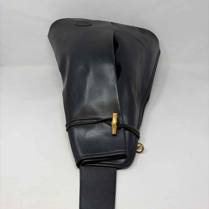 Pre-Owned Longchamp Black Leather Handbag