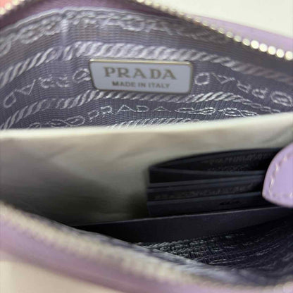 Pre-Owned Prada Purple Sequined Designer Handbag