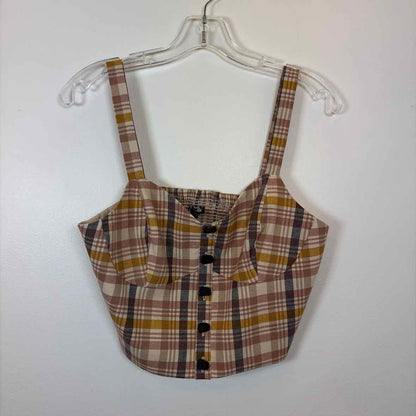 Pre-Owned Size L ZARA Yellow Multi Top