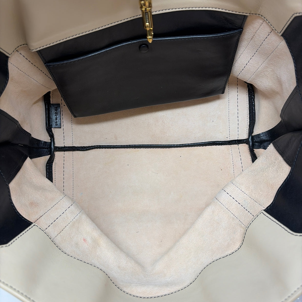 Pre-Owned Chloe Pink/Black Leather Designer Handbag