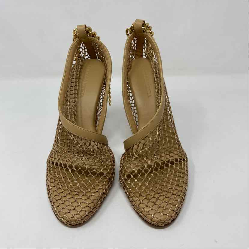 Pre-Owned Bottega Veneta Tan Leather Shoe Size 6 Designer Shoes