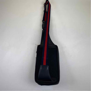 Pre-Owned Gucci Black Canvas Designer Handbag