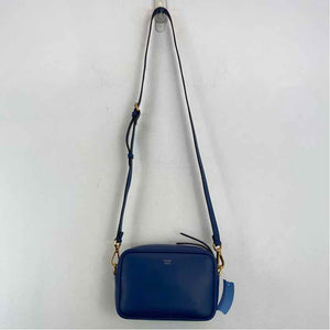 Pre-Owned Fendi Blue Leather Handbag