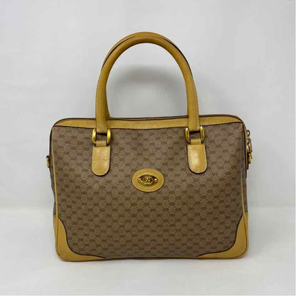 Pre-Owned Gucci Monogram Canvas Designer Handbag
