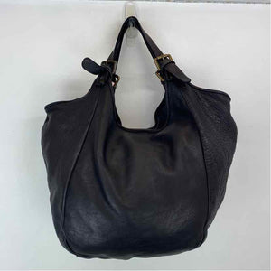 Pre-Owned Made in Italy Black Leather Handbag