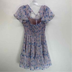 Pre-Owned Size S Storia pINK w/ bLUE Casual Dress