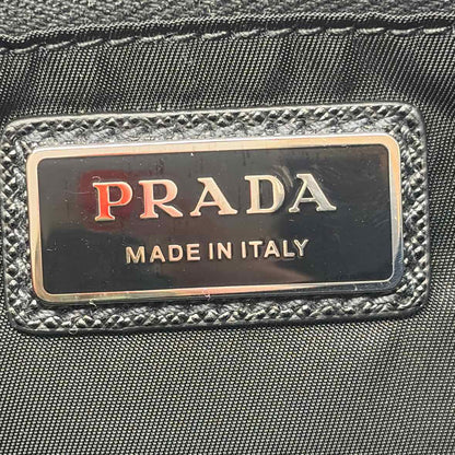 Pre-Owned Prada Black Nylon Designer Handbag