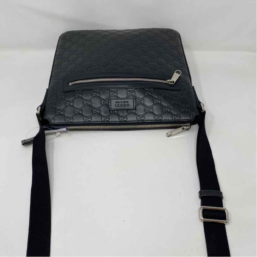 Pre-Owned Gucci Black Leather Designer Handbag