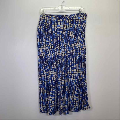 Pre-Owned Size 14/L J.Mclaughlin Blue Skirt