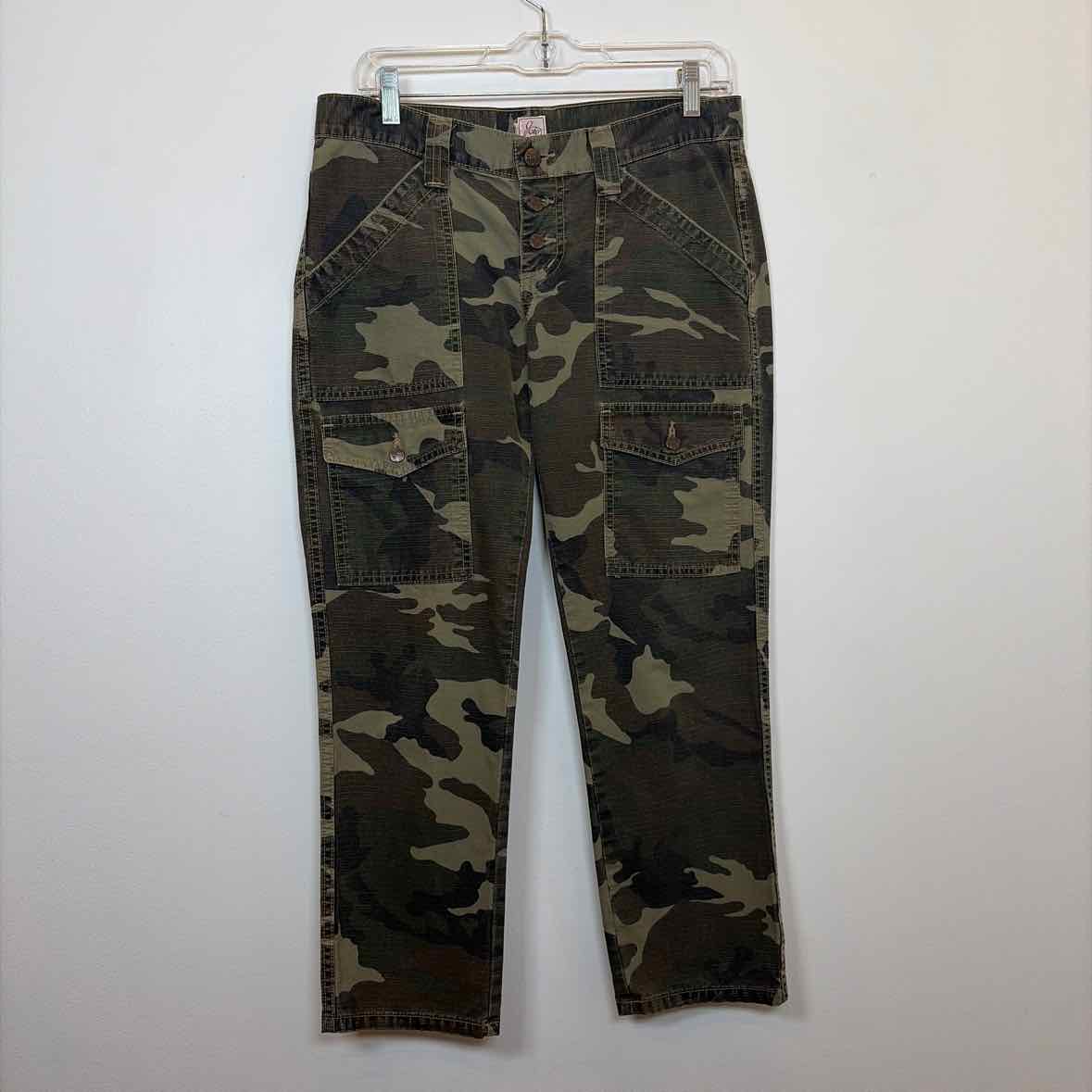 Pre-Owned Size 29/L JOIE Green Camo Pants