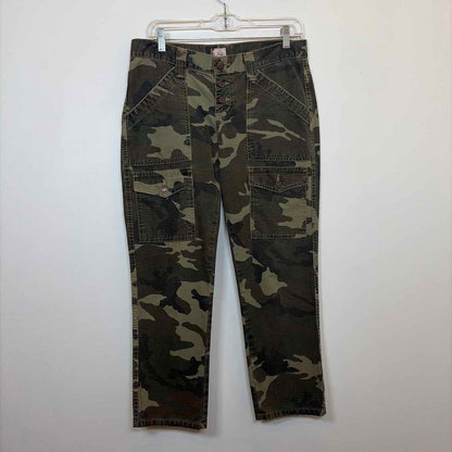 Pre-Owned Size 29/L JOIE Green Camo Pants