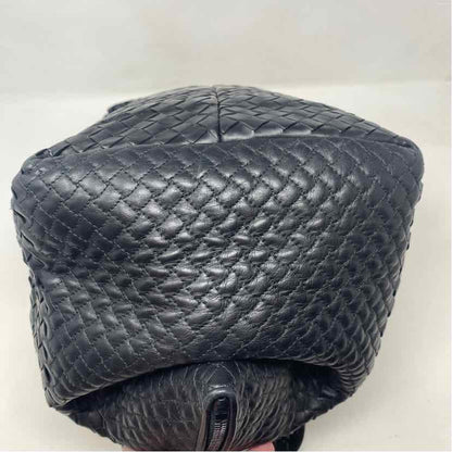 Pre-Owned Bottega Veneta Black Leather Designer Handbag