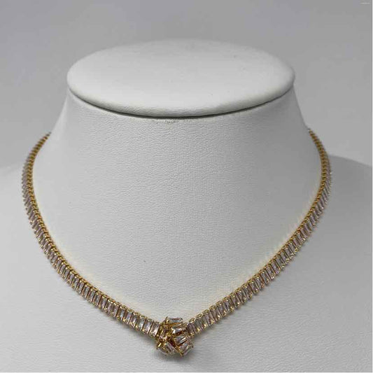 Gold Multi Metal Necklace
