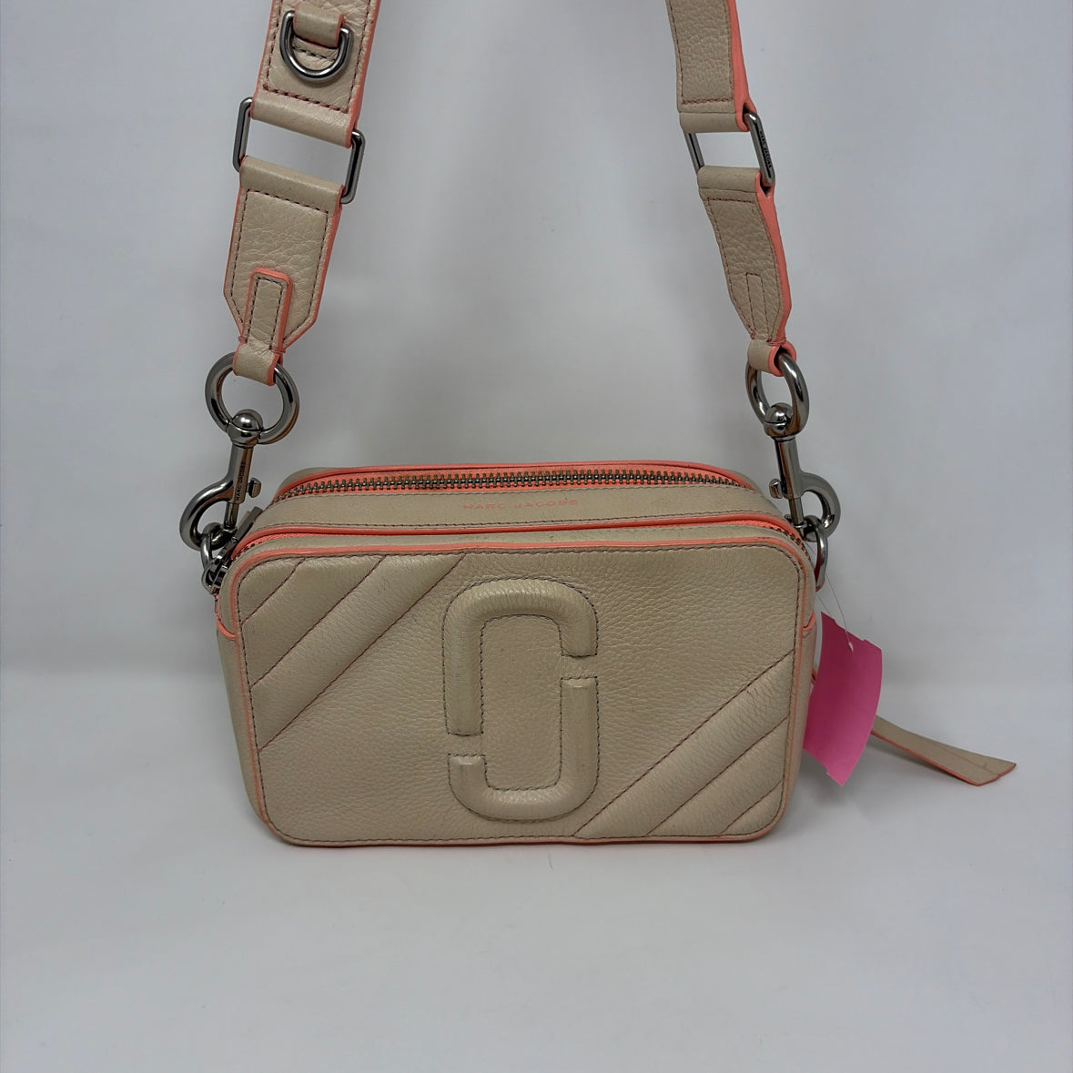 Pre-Owned Marc Jacobs Cream Leather Handbag