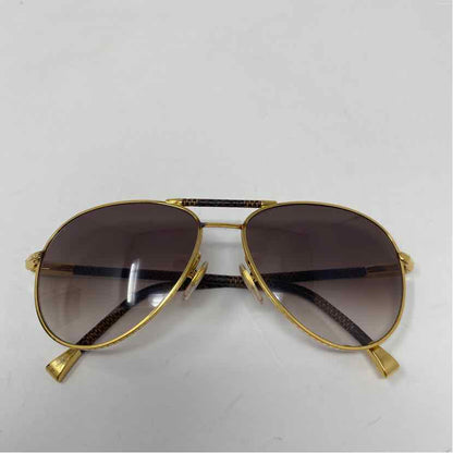 Pre-Owned Louis Vuitton Gold Canvas Designer Sunglasses