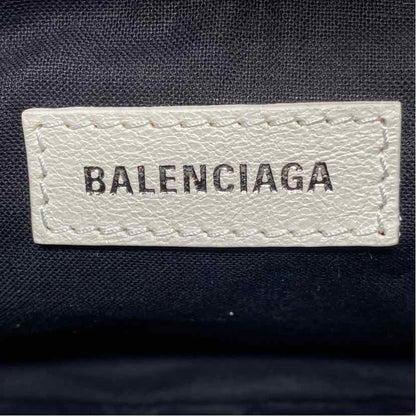Pre-Owned Balenciaga White Leather Designer Handbag