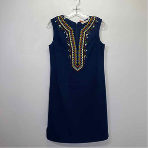 Pre-Owned Size 2/S Tory Burch Navy Multi Casual Dress