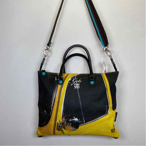 Pre-Owned Gabs Black Multi Canvas Handbag
