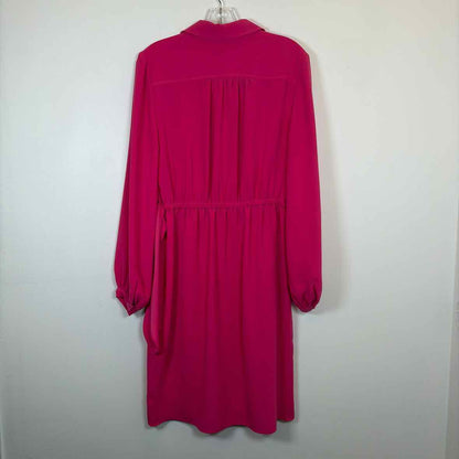 Pre-Owned Size 6/M Trina Turk Hot Pink Casual Dress