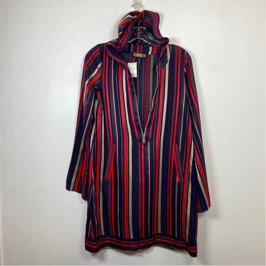 Pre-Owned Size M Sunner Navy Stripe Top