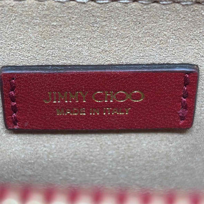 Pre-Owned Jimmy Choo Red Leather Designer Handbag