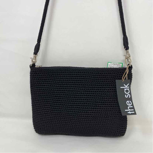 Pre-Owned The Sak Black Woven Handbag